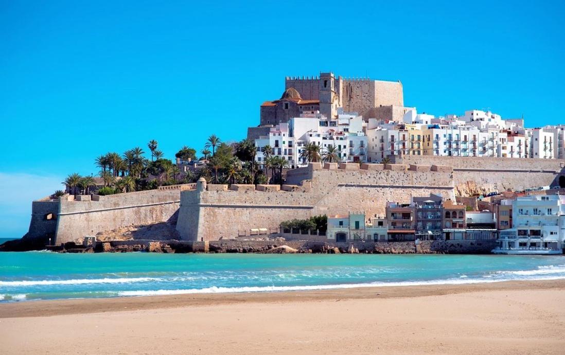 Apartamento Dos Terrazas, Vistas Al Mar. Piscina Peñíscola 外观 照片