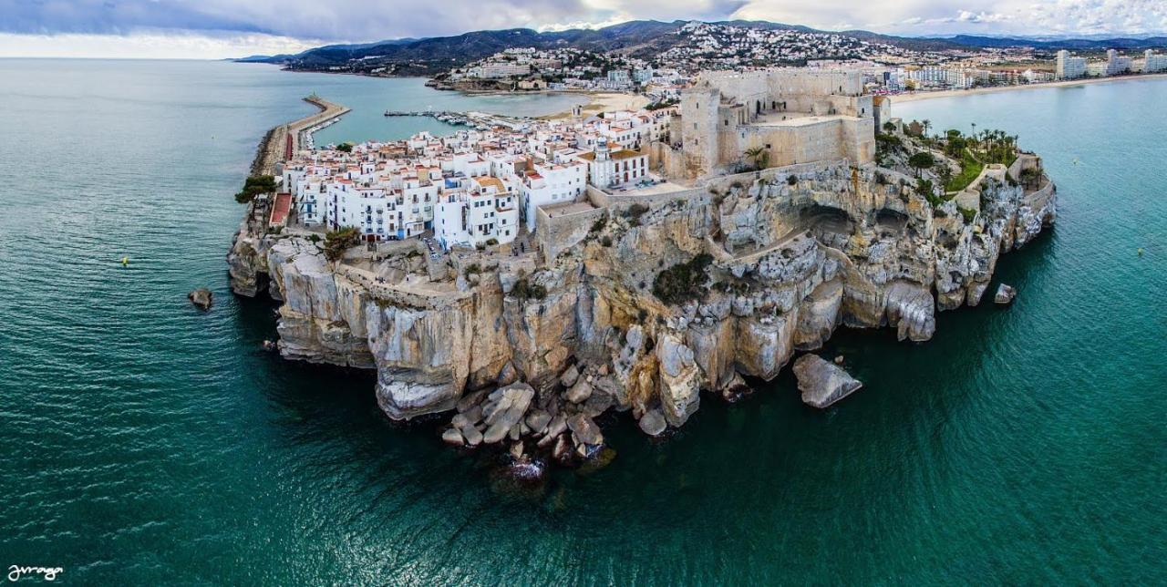 Apartamento Dos Terrazas, Vistas Al Mar. Piscina Peñíscola 外观 照片